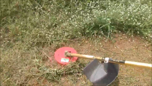 จานดายหญ้า2in1 เซฟตี้ 9นิ้ว+1มีดสำรอง