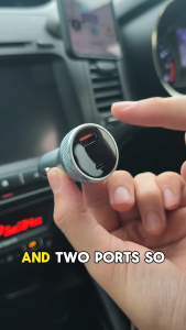 CURIO 56W/30W Car Charger Dual USB-A & Type-C Fast Charging PD3.0 & QC4.0 | LED Voltage Display | All phone compatible