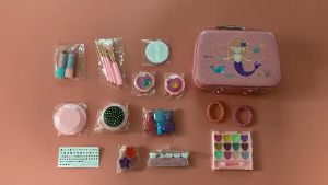 เครื่องสำอางเด็กชุดแต่งหน้าเด็กลายเจ้าหญิงดิสนีย์ชุดแต่งหน้าของเล่นเด็กผู้หญิงBeauty Girl Cosmetic set