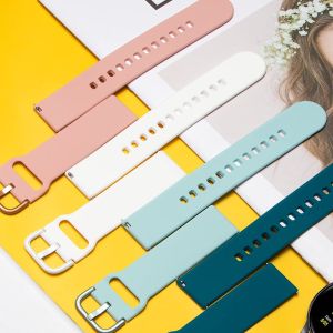 20mm Strap for Samsung Galaxy Watch 6 Classic/6/5 Pro/5/4 Classic/4/Actice 2 Women Men Amazfit Sport Band 22mm Huawei Watch GT 4 Pro 48mm/4/3/2 46mm Silicone Strap