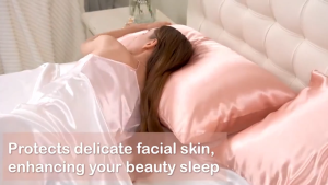 2/4pcs Ice Silky Pillowcases Cooling and Breathable Pillow Cover Solid Good for Hair and Skin Envelope pillowcase Gifts for Women and Men Mothers Day Valentines Gifts