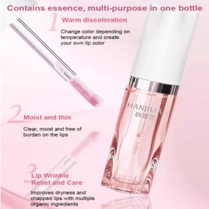 Color-Changing Lip Essence Oil Warm-changing No fade Lip Gloss Anti-Dryness Lipstick 变色唇部精华油唇釉