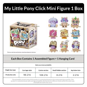 Kayou | Genuine Kayou Pony Click Mini Figure Vol.2 Blind Box Cute Collectible Doll Desktop Ornament Bag Pendant Surprise Toy Gift