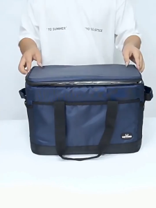 Outdoor Large Capacity Cold Storage Ice Bag Foldable Cooler Bag Waterproof Insulated Bag Picnic Bag Storage Thermal Bag