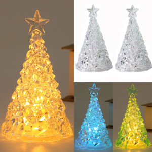 Christmas Tree Night Lights LED Table Lamp Bedroom Romantic Iceberg Decorative Fairy Lamp Christmas Light Xmas Gifts