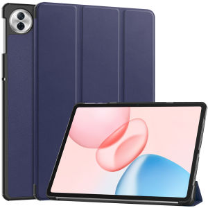 Smart Case For Huawei Honor Pad 10 12.1 inch 2025 HEY3-W00 HEY3-W10 Tri-folding PU Leather Stand Cover with Auto Wake Function