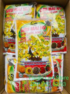 Phân Bón Hữu Cơ SIÊU MAI NV Giúp Cây Khoẻ Nụ Nhiều Phục Hồi Cây Sau Tết gói 1kg