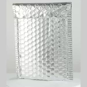20pcs/bag Rose Gold Aluminum Plated Bubble Bag Waterproof Aluminum Foil Shockproof and Explosion-proof Bubble Transport Bag