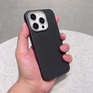 Textured Ultra-Thin Case For Infinix Smart 8 7 Hot 40i 40 Pro 30i 30 Pro Note 40 30 Pro 4G&5G Tecno Spark Go 2024 2023 Spark 20 20c 10 10C Phone Case Simple Matte Leather Soft Case Anti-Fingerprint Case Solid Color Plating Metal Lens Protective Cover