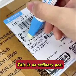 High-Density Felt Pen Tip Thermal Paper Eraser - White Tip Credit Card & Bank Card Cleaning Tool for Privacy Protection