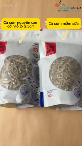 250gr Khô Cá Cơm Nguyên Con Cỡ Nhỏ 2-2.5cm (đạt chuẩn xuất khẩu thương hiệu Hải Châu _ Kiên Giang)