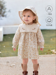 babylove | Cotton Floral Design Baby Girls Dress