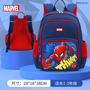 Disney Spider-Man Backpack for Boys And Girls Primary One to Three Students New 2025 Double-Shoulder Childrens School Bag