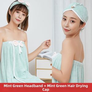 Wearable Towel Dress Absorbent Quick Dry No Fuzz