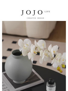 JOJOS L. PD Seven Ceramic Flower Vase Nordic Style Artistic Decorative Tabletop Floral Arrangement Home Decor Accessories