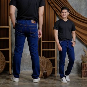 Celana Jeans Pria Panjang Standar Basic Regular 27-38 Low Waist Denim High/Celana Jeans Pria Standar Basic Regular Nyaman Bahan Tebal