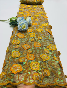 Wholesale African 3D Flower Cord Guipure Lace Fabric Chantilly Water Soluble Nigerian French Asoebi for Party Dresses 2026