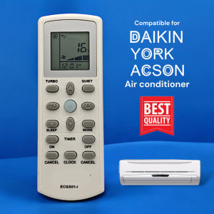 Ready StockSuitable Yorkk Acsonn Daikinn Air Conditioner Air Cond Aircond Remote Control ECGS-01