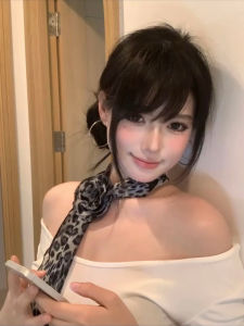 Khăn Choàng Lụa Họa Hoa Hồng Họa Tiết Da Báo Phong Cách Mỹ Ngọt Ngào Mát Mẻ Thời Trang Mùa Hè Cho Thanh Thiếu Niên Trang Trí Phụ Kiện