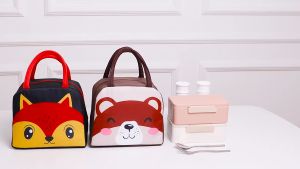 Tas Bekal Anak Tahan Panas / Lunch Bag / Cooler Bag Bento Tas Penyimpanan Bekal Makan Anak Besar