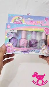 Princess kutex Mainan kutek Mainan Anak Nail Polish Manicure Buat Boneka Non-Toxic Water Based Easy To Peel Off Princess Beauty