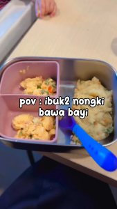 Joyeaze Bento Box Premium Stainless Steel With Silicone Lid / Kotak Bekal Anak / Kotak Makan Lunch Box Anak