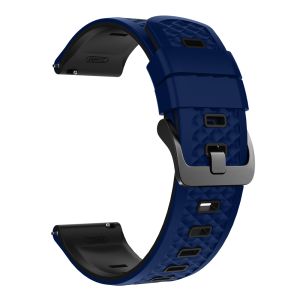 22mm Dual Tone Silicone Strap for Huawei GT6/5/4/3/2 46mm for Redmi Watch 5 3Active/ 5 3Lite for Garmin forerunner 265/965/970