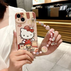 Full Cover Anti-Fall Soft Silicon Case for Huawei Mate70 60 Kawaii Cat And Kuromi Lying down Designs Compatible with Various Models