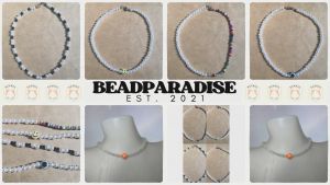 Trendy fashion Pearl choker necklace for men and women 6mm