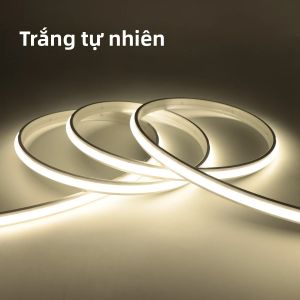 Đèn Dải Neon COB 24V 280LED/m Có Công Tắc Cảm Ứng Và Cảm Biến Chuyển Động Điều Chỉnh Độ Sáng Chống Nước Ống Gel Silicon Chắc Chắn Dùng Để Chiếu Sáng
