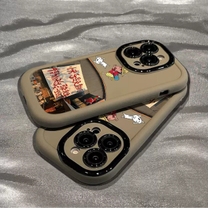 Cute Joyful Running New Creative Womens Full Cover Fridge Shell for Oppofind X8Pro/Ultra X6 Findx3Lite/Oppok7 K12/11 Silicone Protective Case