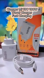 Charger 180W For RED 13C Travel Charger Adapter + Kabel Data Type C & Micro Support Fast Charging