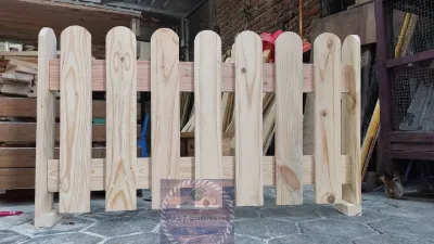 Pagar Sekat Partisi Ruangan Kayu jati belanda 100x54
