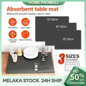 Sink Absorbent Drain Pad Wash Basin Splash-Proof Drying Pad Coffee Maker Machine Mat Absorbent Dish Drying Mat Faucet Pad for Kitchen Counter 厨房沥水垫