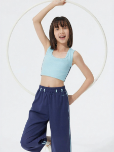 JOLLY BEAN | Summer Color Block Square Neck Sporty Girls Set Two Pieces