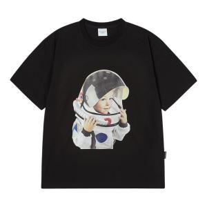 Acme de la vie | ADLV Space Babyface Short Sleeve T-Shirt Summer Fashion New Arrival Base Layer Shirt Versatile Trendy Brand Casual Loose Fit Cotton