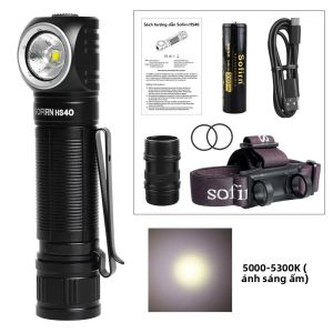 Sofirn Hs40 USB C Có Thể Sạc Lại Đèn Pha 18650 Siêu Sáng Sst40 LED Torch 2000lm Đèn Pha Với 2 Chế độ Chỉ Số Công Suất
