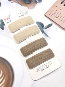 Korean Style Fabric Hair Clips BB Pins Versatile Hair Accessories No Damage to Hair Bangs Side Clips Elegant Hair Decorations