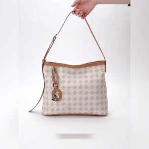 Jonbag Trending Monogram Tote & Bucket Bag Autumn Outfit Essential - Shoulder/Crossbody Bag for Daily Commute