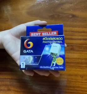 Gata สวิตซ์แสงแดด โฟโต้สวิตซ์ 10A เซ็นเซอร์แสงอาทิตย์ Photo switch