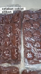 aiGooTan - CETAKAN COKLAT SILIKON BINTANG - Alat Cetak Cokelat Es Jelly Pudding Puding Aneka Bentuk Star Chocolate Mold Mould Murah Medan