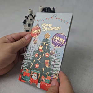 Angpao 3D Pop Up Multi Event Natal Imlek Idul Fitri THR Lebaran Amplop Uang EKslusif Mewah