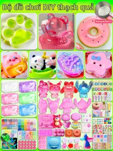 Bộ Đồ Chơi Thủ Công DIY Làm Mô Hình Sáp Jelly