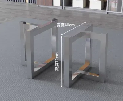 Dining table leg stainless steel(MY Ready Stock) Table base set kaki meja stainless steel bar table leg 铁艺桌脚