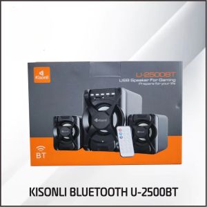 Speaker Bluetooth Kisonli U2500BT Gaming Speaker Gratis Remote - XOBOX