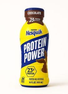 Nestle Nesquik Chocolate Protein Drink 14oz – High Protein Shake | Whey Protein Chocolate Beverage for Energy & Muscle