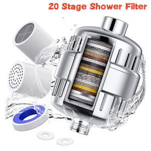 Filter Element 20 Grade Water Purification Household Water Purifier Shower Filter Set Bathing To Remove Residual Chlorine