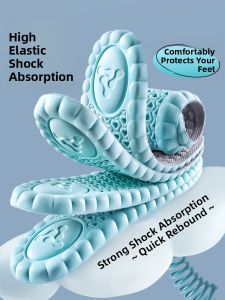 FUYOU | Thickened Mens Shoe Insoles Standing Comfortable Ultra Soft Pain Relief High Elasticity Absorbent Anti-Odor Labor Protection Shoes