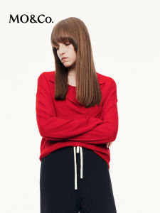 MO&Co. | Bộ Áo Len Merino Gồm 2 Mảnh Màu Đỏ