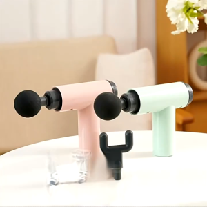 【COD】Pijat Elektrik Massage Gun Alat Gun Smart Alat Pijat pijat getar elektrik Gun Deep Tissue 4 in 1 Gun Smart Alat Pijat